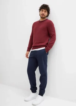 Sale Jogginghose mit Rippbündchen am Saum Herren Große Größen|Basics