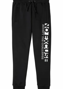 Discount Jogginghose mit sportivem Druck aus reiner Baumwolle Herren Große Größen|Sportbekleidung