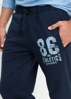 Sale Jogginghose mit sportiven Details aus reiner Bio-Baumwolle Herren Sweat|Hosen