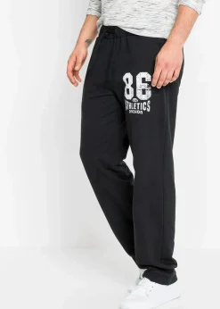Herren bonprix Große Größen|Sportbekleidung|Jogginghose mit sportiven Details aus reiner Bio-Baumwolle
