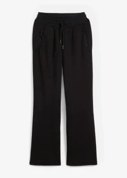 Damen bonprix Bekleidung·Blusen & Tuniken|Bekleidung·Kleider|Jogginghose mit Teddyfleece-Futter, weit geschnitten