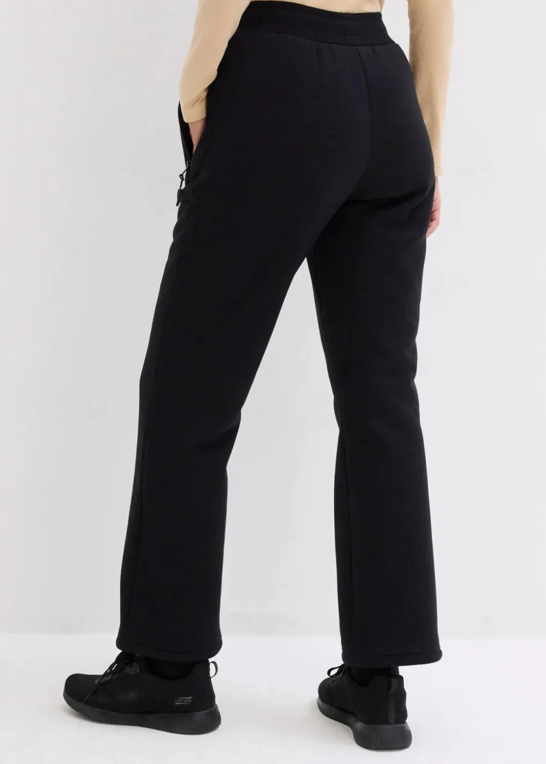 Damen bonprix Bekleidung·Blusen & Tuniken|Bekleidung·Kleider|Jogginghose mit Teddyfleece-Futter, weit geschnitten