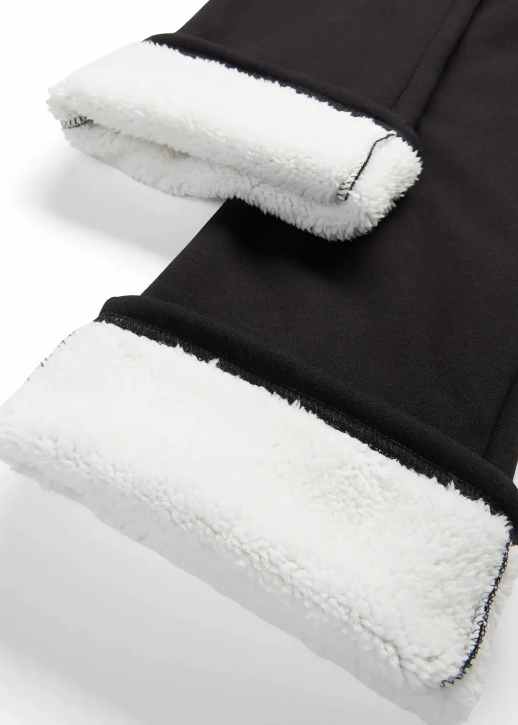 Damen bonprix Bekleidung·Blusen & Tuniken|Bekleidung·Kleider|Jogginghose mit Teddyfleece-Futter, weit geschnitten