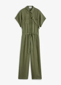 Outlet Jumpsuit aus fließendem Lyocell Damen Jumpsuits|Nachhaltigere Materialien