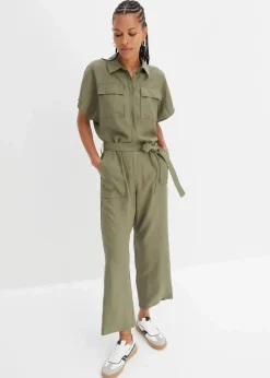 Outlet Jumpsuit aus fließendem Lyocell Damen Jumpsuits|Nachhaltigere Materialien