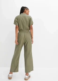Outlet Jumpsuit aus fließendem Lyocell Damen Jumpsuits|Nachhaltigere Materialien
