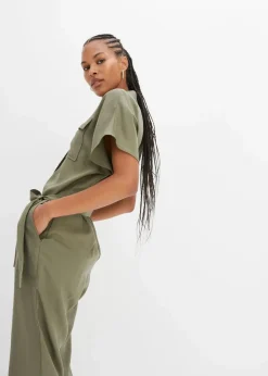 Outlet Jumpsuit aus fließendem Lyocell Damen Jumpsuits|Nachhaltigere Materialien
