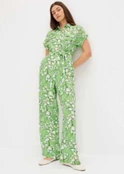 Outlet Jumpsuit aus fließendem Viskose-Mix Damen Bekleidung·Homewear|Jumpsuits
