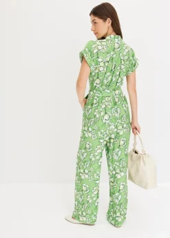 Outlet Jumpsuit aus fließendem Viskose-Mix Damen Bekleidung·Homewear|Jumpsuits