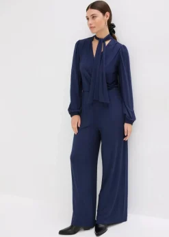 Jumpsuit aus fließendem Viskose-Mix Damen Jumpsuits|Bekleidung·Homewear