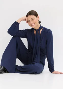 Jumpsuit aus fließendem Viskose-Mix Damen Jumpsuits|Bekleidung·Homewear