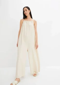 New Jumpsuit aus leichtem Leinen-Viskose-Mix Damen Nachhaltigere Materialien|Jumpsuits