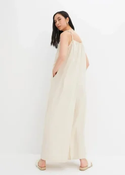 New Jumpsuit aus leichtem Leinen-Viskose-Mix Damen Nachhaltigere Materialien|Jumpsuits