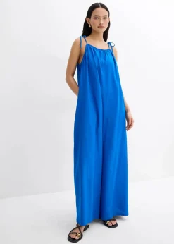 Damen bonprix Bekleidung·Homewear|Jumpsuits|Jumpsuit aus leichtem Leinen-Viskose-Mix