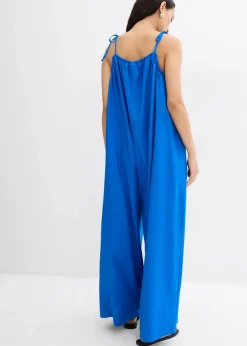 Damen bonprix Bekleidung·Homewear|Jumpsuits|Jumpsuit aus leichtem Leinen-Viskose-Mix