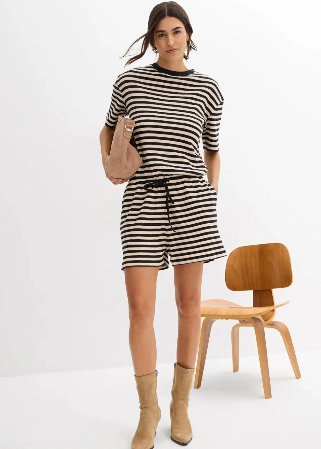 Damen bonprix Bekleidung·Homewear|Jumpsuits|Jumpsuit aus reiner Bio-Baumwolle