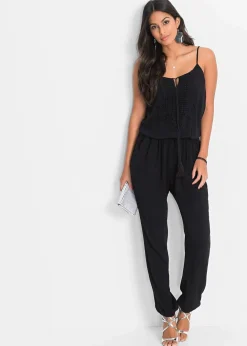 Damen bonprix Bekleidung·Homewear|Jumpsuits|Jumpsuit aus strukturierter Viskose