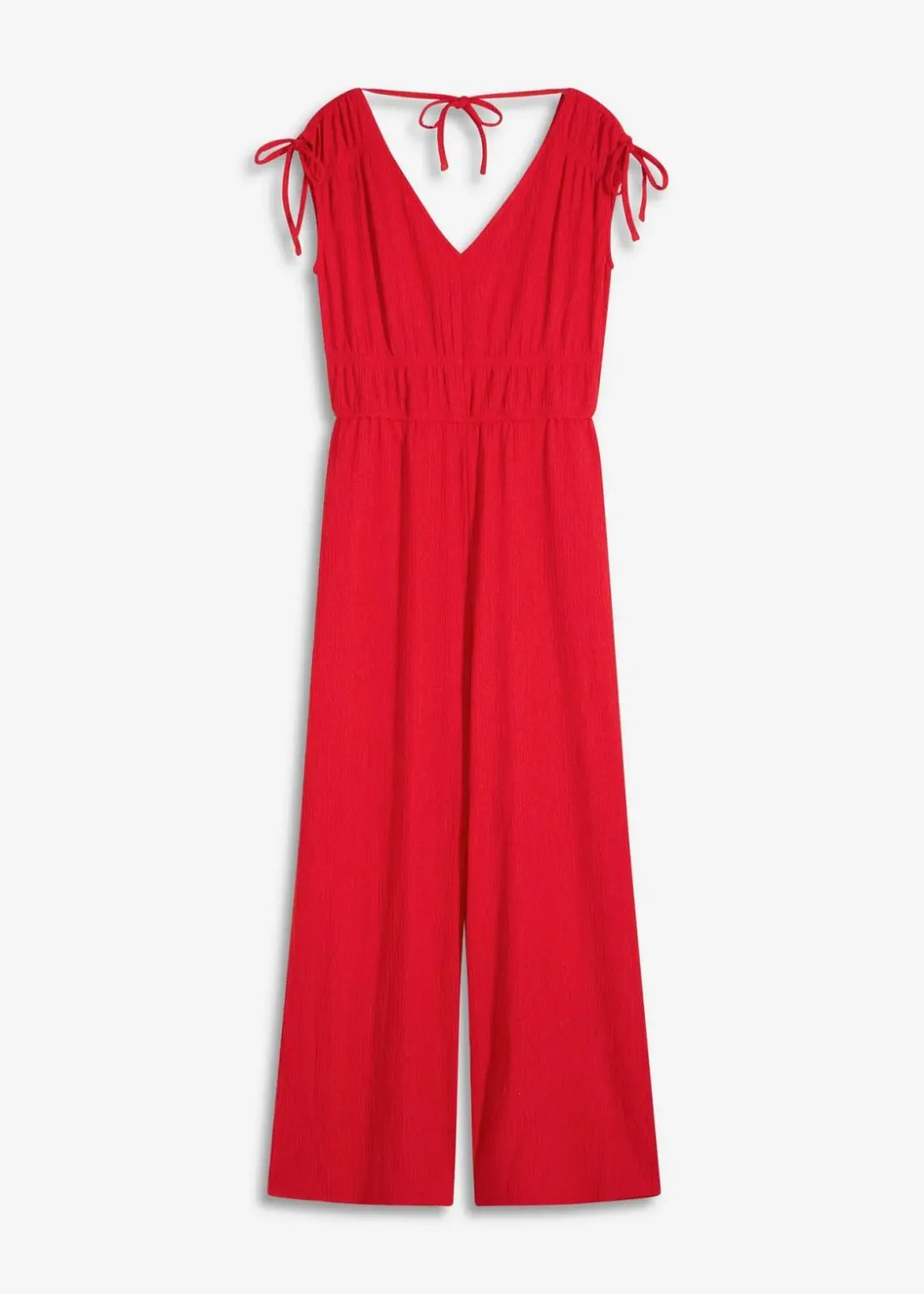 Damen bonprix Nachhaltigere Materialien|Jumpsuits|Jumpsuit aus strukturiertem Crêpe