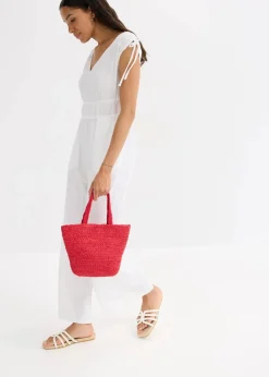 Hot Jumpsuit aus strukturiertem Crêpe Damen Bekleidung·Homewear|Jumpsuits