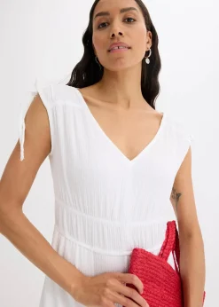 Hot Jumpsuit aus strukturiertem Crêpe Damen Bekleidung·Homewear|Jumpsuits