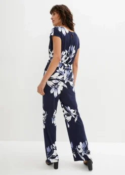 Hot Jumpsuit mit Bindeband Damen Kurzgrößen|Bekleidung·Homewear