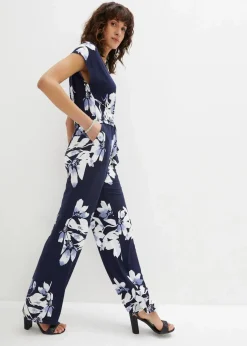 Hot Jumpsuit mit Bindeband Damen Kurzgrößen|Bekleidung·Homewear