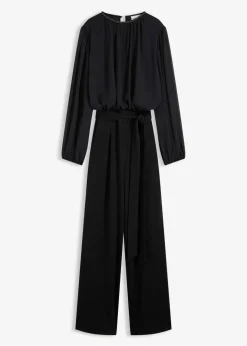 Damen bonprix Bekleidung·Homewear|Jumpsuits|Jumpsuit mit Chiffon und Glitzer