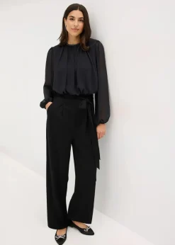Damen bonprix Bekleidung·Homewear|Jumpsuits|Jumpsuit mit Chiffon und Glitzer