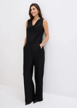 Damen bonprix Bekleidung·Homewear|Jumpsuits|Jumpsuit mit Glitzerelementen