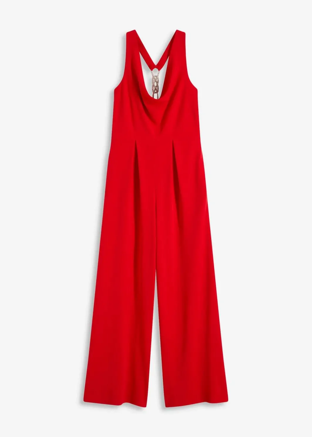 Discount Jumpsuit mit Wasserfallausschnitt Damen Jumpsuits