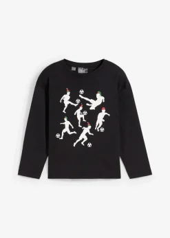Kinder bonprix Jungen 2-8 Jahre·Nachhaltigere Materialien|Jungen 2-8 Jahre·Shirts|Jungen Langarmshirt mit Weihnachtsmotiv aus Bio Baumwolle