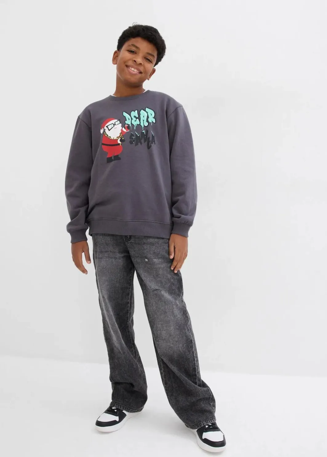Outlet Jungen Sweatshirt mit Weihnachtsmotiv Kinder Jungen 9-16 Jahre·Sweat & Strick|Jungen 2-8 Jahre·Nachhaltigere Materialien