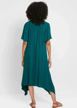 Damen bonprix Bekleidung·Pullover & Strickjacken|Kleider|Kaftan-Kleid aus Kreppware