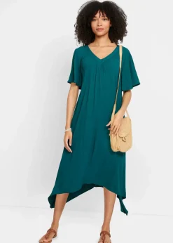 Damen bonprix Bekleidung·Pullover & Strickjacken|Kleider|Kaftan-Kleid aus Kreppware