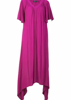 Damen bonprix Kleider|Bekleidung·Pullover & Strickjacken|Kaftan-Kleid aus Kreppware