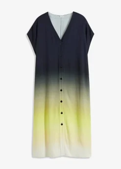 Kaftan-Kleid aus Viskose Damen Bekleidung·Pullover & Strickjacken|Kleider