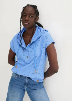 Sale Kapuzen-Henleyshirt Damen Shirts & Tops