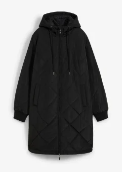 New Kapuzen-Kurzmantel mit Steppung Damen Jacken & Mäntel|Bekleidung·Hosen