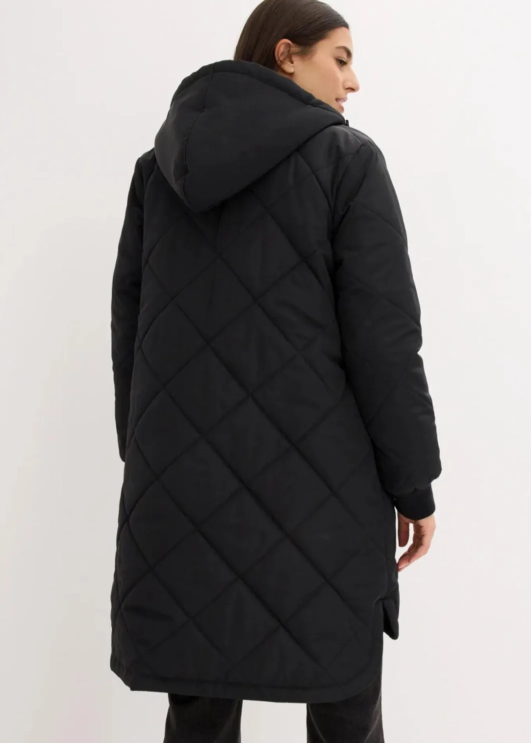 New Kapuzen-Kurzmantel mit Steppung Damen Jacken & Mäntel|Bekleidung·Hosen
