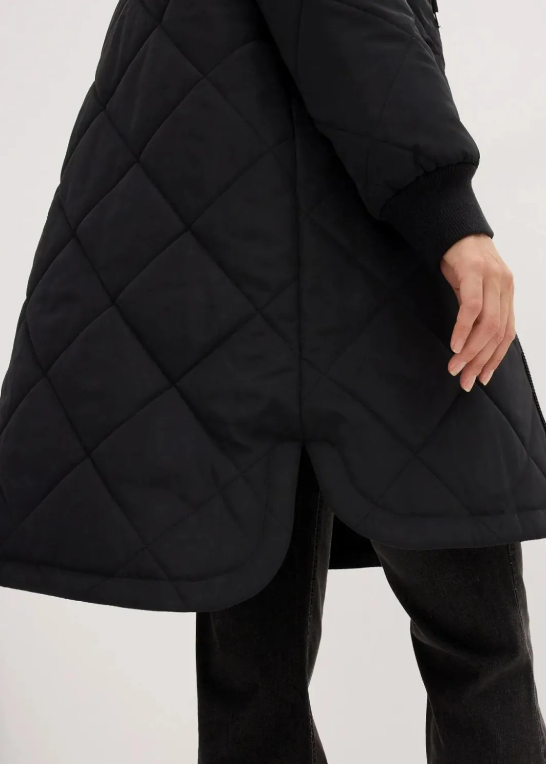 New Kapuzen-Kurzmantel mit Steppung Damen Jacken & Mäntel|Bekleidung·Hosen