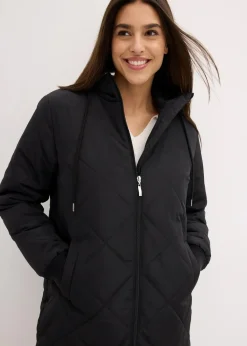 New Kapuzen-Kurzmantel mit Steppung Damen Jacken & Mäntel|Bekleidung·Hosen