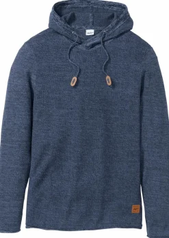 Herren bonprix Große Größen|Pullover & Strickjacken|Kapuzenpullover aus weichem Baumwollmix