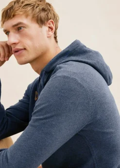 Herren bonprix Große Größen|Pullover & Strickjacken|Kapuzenpullover aus weichem Baumwollmix