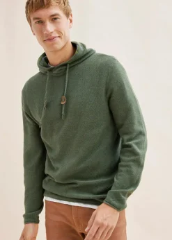 Sale Kapuzenpullover aus weichem Baumwollmix Herren Pullover & Strickjacken|Große Größen