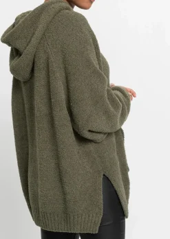 Kapuzenpullover in Teddy-Fleece Damen Bekleidung·Umstandsmode|Bekleidung·Jeans