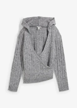 Discount Kapuzenpullover mit asymmetrischem Saum Damen Bekleidung·Umstandsmode|Pullover & Strickjacken