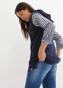 Kapuzen-Pullunder, oversized Damen Bekleidung·Umstandsmode|Bekleidung·Jeans