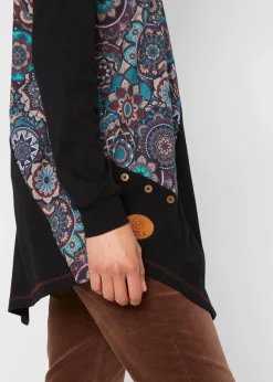 Damen bonprix Shirts & Tops|Kapuzenshirt aus reiner Baumwolle