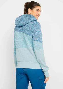 Damen bonprix Bekleidung·Blusen & Tuniken|Nachhaltigere Materialien|Kapuzen-Sweatjacke
