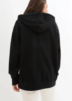 Damen bonprix Sweat|Nachhaltigere Materialien|Kapuzen-Sweatjacke